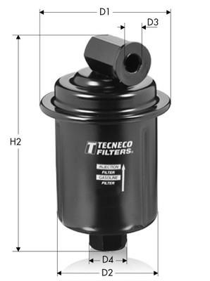 Tecneco IN8864 Fuel filter IN8864