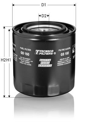 Tecneco GS1202 Fuel filter GS1202