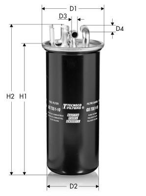 Tecneco GS735/1 Fuel filter GS7351