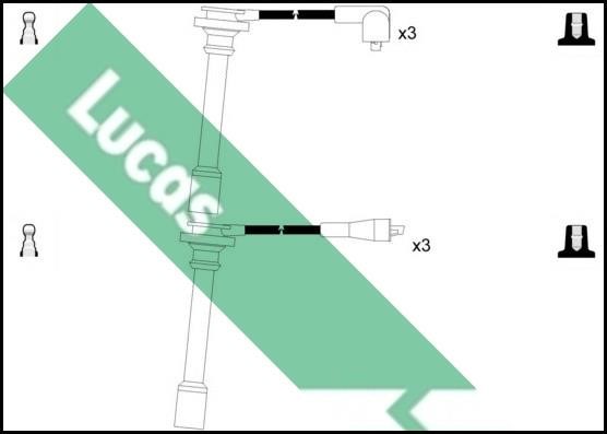 Lucas Electrical LUC4251 Ignition cable kit LUC4251