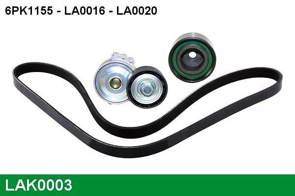 Lucas diesel LAK0003 Drive belt kit LAK0003