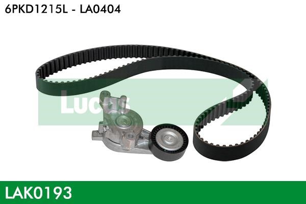 Lucas Electrical LAK0193 Drive belt kit LAK0193