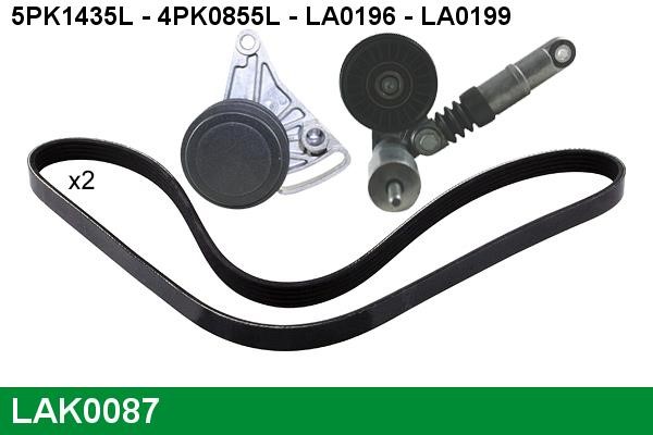 Lucas diesel LAK0087 Drive belt kit LAK0087