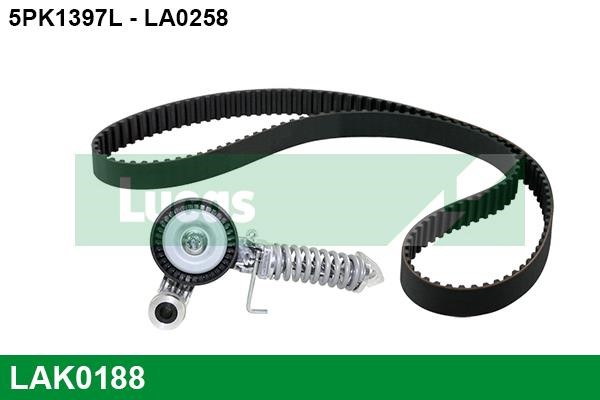 Lucas diesel LAK0188 Drive belt kit LAK0188