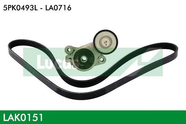 Lucas Electrical LAK0151 Drive belt kit LAK0151