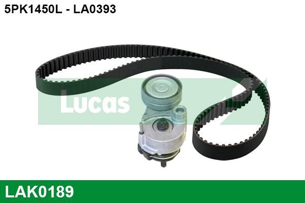 Lucas diesel LAK0189 Drive belt kit LAK0189