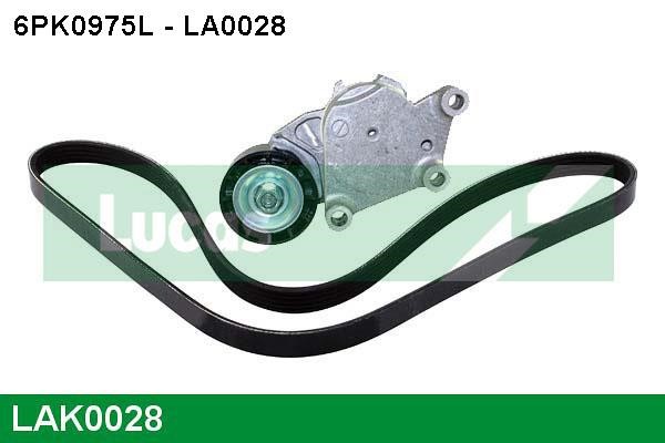 Lucas Electrical LAK0028 Drive belt kit LAK0028