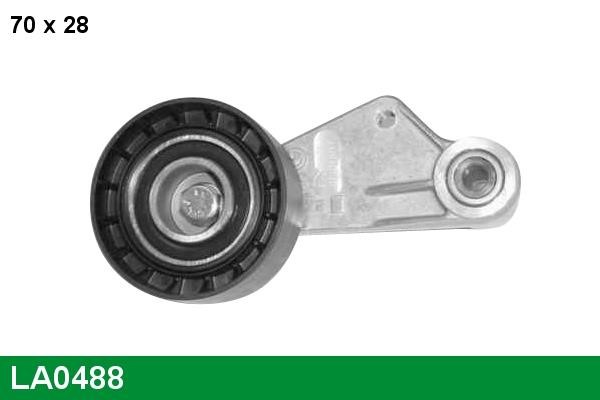 TRW LA0488 Tensioner pulley, v-ribbed belt LA0488