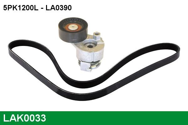 Lucas diesel LAK0033 Drive belt kit LAK0033