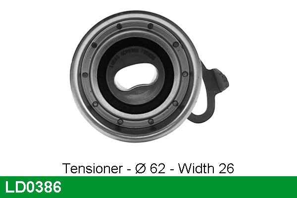 TRW LD0386 Tensioner pulley, timing belt LD0386