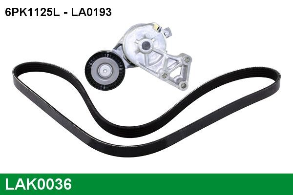 Lucas Electrical LAK0036 Drive belt kit LAK0036