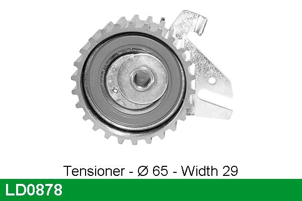 TRW LD0878 Tensioner pulley, timing belt LD0878