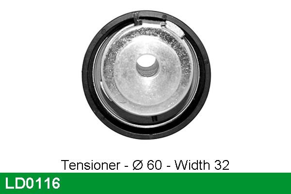 TRW LD0116 Tensioner pulley, timing belt LD0116
