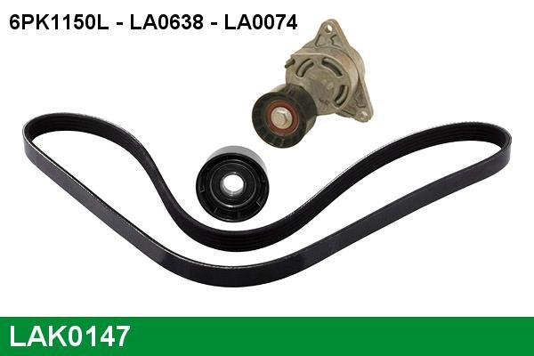Lucas Electrical LAK0147 Drive belt kit LAK0147