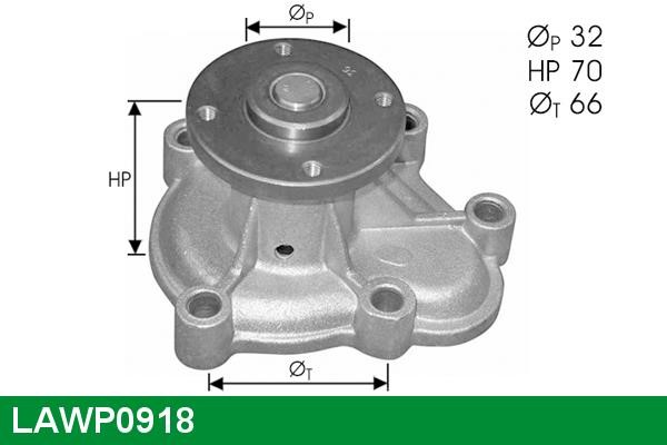 Lucas Electrical LAWP0918 Water pump LAWP0918