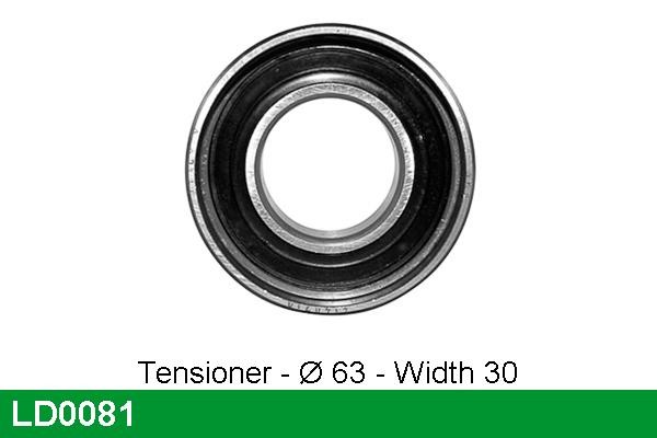 TRW LD0081 Tensioner pulley, timing belt LD0081
