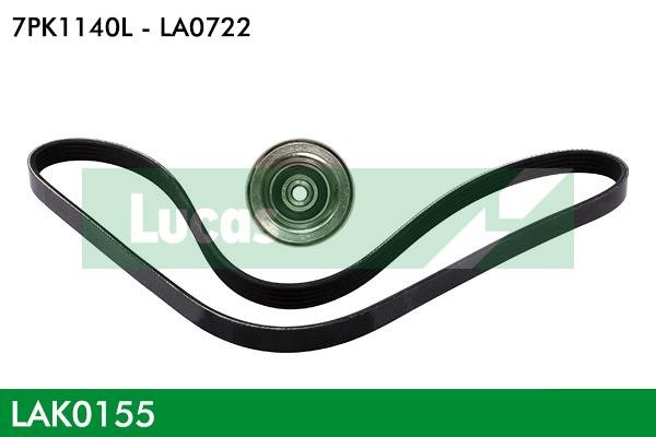 Lucas diesel LAK0155 Drive belt kit LAK0155