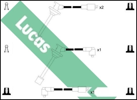 Lucas Electrical LUC7320 Ignition cable kit LUC7320