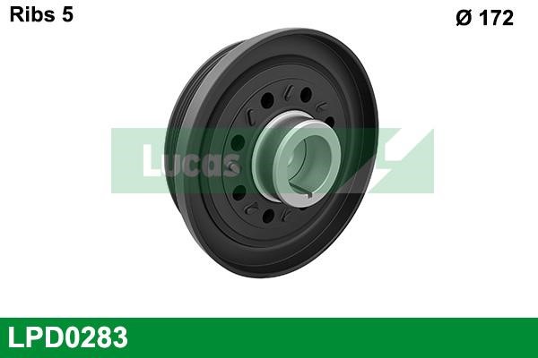 Lucas diesel LPD0283 Belt Pulley, crankshaft LPD0283