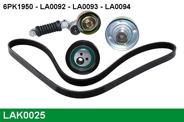 Lucas diesel LAK0025 Drive belt kit LAK0025