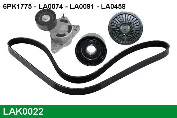 Lucas diesel LAK0022 Drive belt kit LAK0022