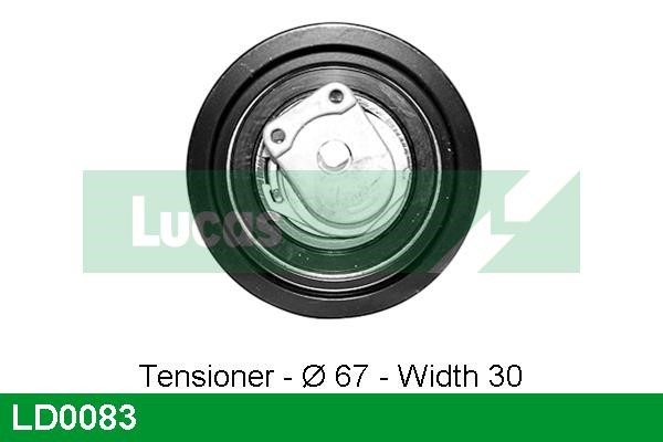 TRW LD0083 Tensioner pulley, timing belt LD0083
