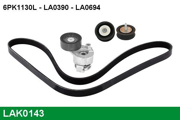 Lucas diesel LAK0143 Drive belt kit LAK0143