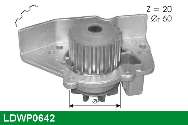 Lucas Electrical LDWP0642 Water pump LDWP0642