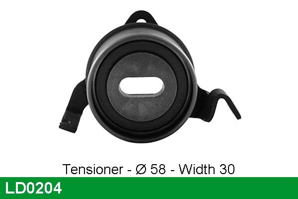 TRW LD0204 Tensioner pulley, timing belt LD0204