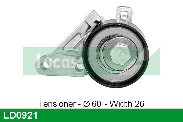 TRW LD0921 Tensioner pulley, timing belt LD0921