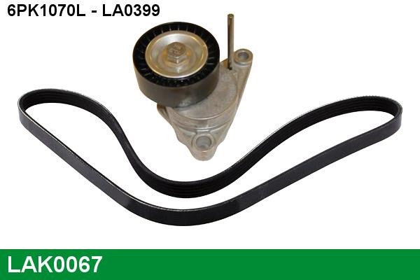 Lucas Electrical LAK0067 Drive belt kit LAK0067