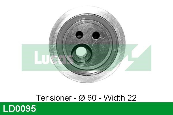 TRW LD0095 Tensioner pulley, timing belt LD0095