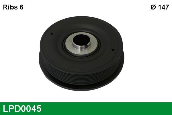 Lucas diesel LPD0045 Belt Pulley, crankshaft LPD0045