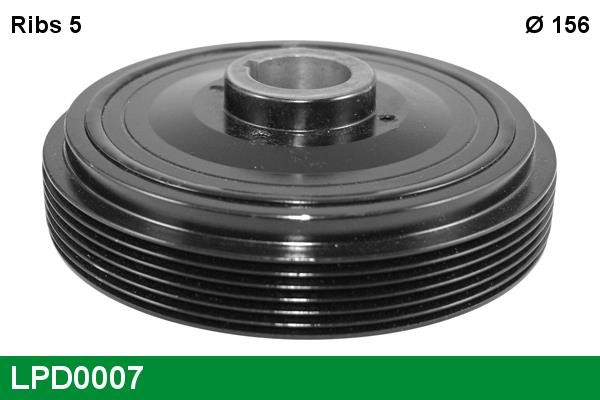 TRW LPD0007 Belt Pulley, crankshaft LPD0007