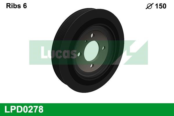 Lucas Electrical LPD0278 Belt Pulley, crankshaft LPD0278