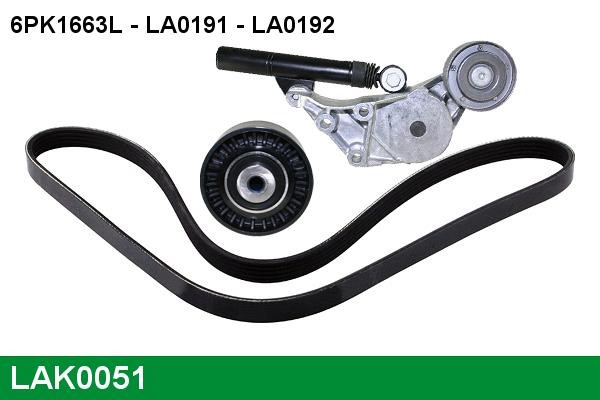 TRW LAK0051 Drive belt kit LAK0051