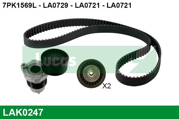 Lucas diesel LAK0247 Drive belt kit LAK0247