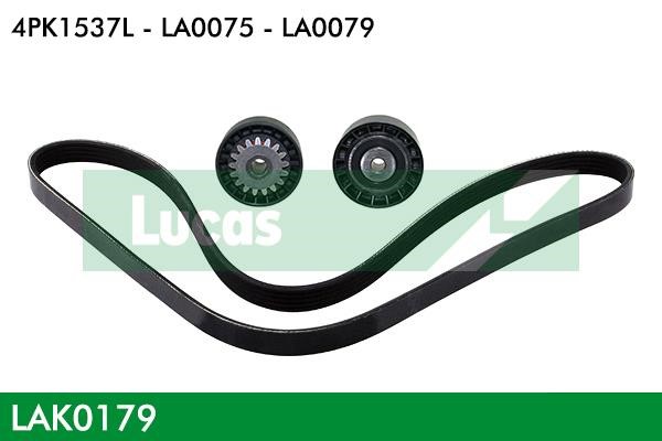 Lucas diesel LAK0179 Drive belt kit LAK0179