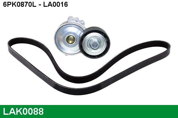 Lucas Electrical LAK0088 Drive belt kit LAK0088