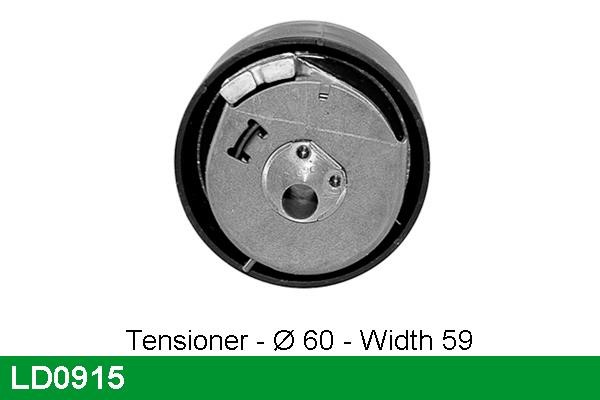 TRW LD0915 Tensioner pulley, timing belt LD0915