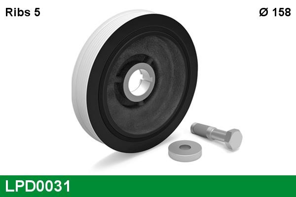 Lucas diesel LPD0031 Belt Pulley, crankshaft LPD0031