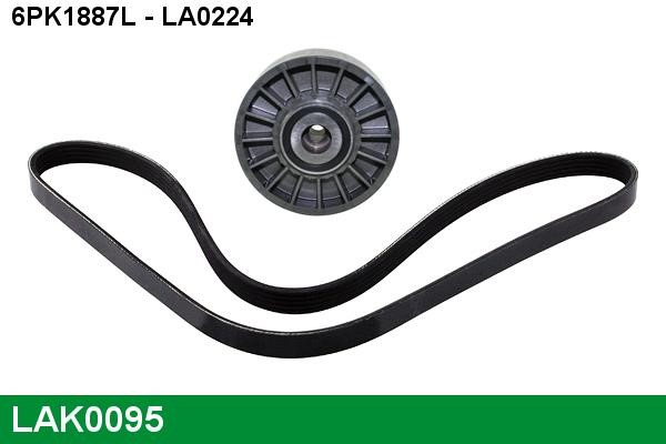 Lucas diesel LAK0095 Drive belt kit LAK0095