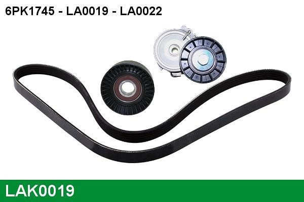 TRW LAK0019 Drive belt kit LAK0019