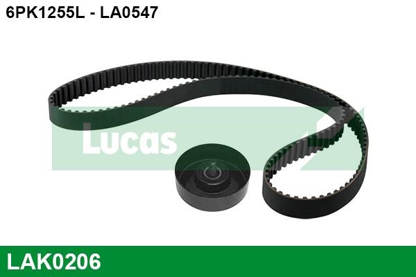 Lucas Electrical LAK0206 Drive belt kit LAK0206