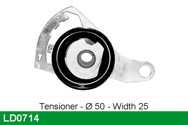 TRW LD0714 Tensioner pulley, timing belt LD0714