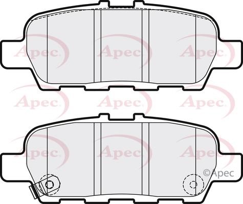 APEC braking PAD2165 Brake Pad Set, disc brake PAD2165