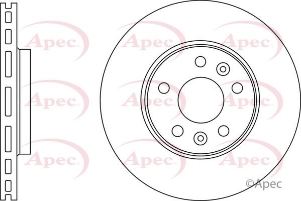 APEC braking DSK3187 Brake disk DSK3187