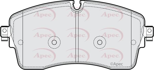APEC braking PAD2286 Brake Pad Set, disc brake PAD2286