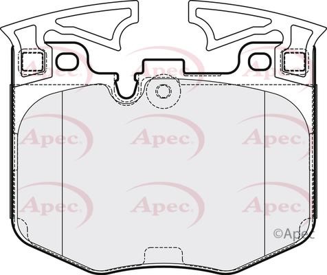 APEC braking PAD2147 Brake Pad Set, disc brake PAD2147