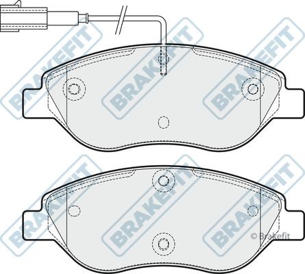 APEC braking PD3555 Brake Pad Set, disc brake PD3555